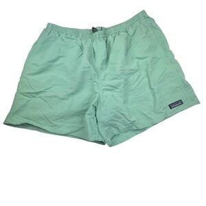 Patagonia Baggies Short Men's Size XL Green 4" Inseam Lined Lightweight Pockets